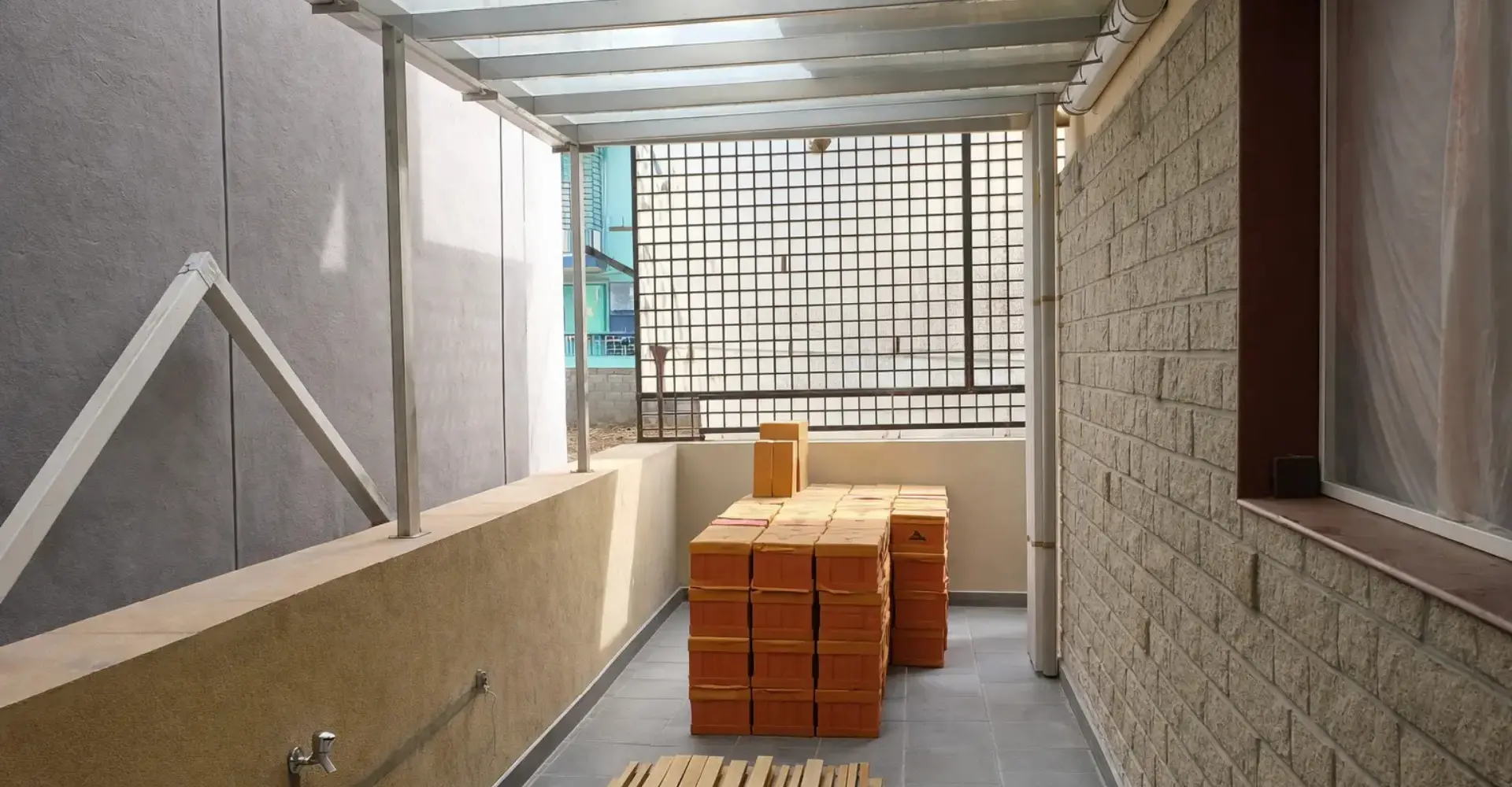 Jali Tiles Section Before