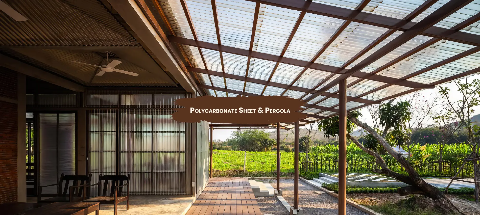 Policorbonate Sheet And Pergola 1