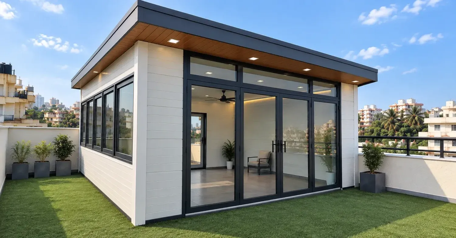 Design illustration of Puff Sheet roof and wall panels